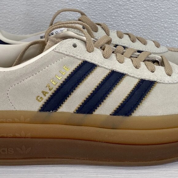 Adidas Originals Gazelle Bold Women’s Sneakers – Cream/Navy (Size 5.5) - Picture 10 of 10